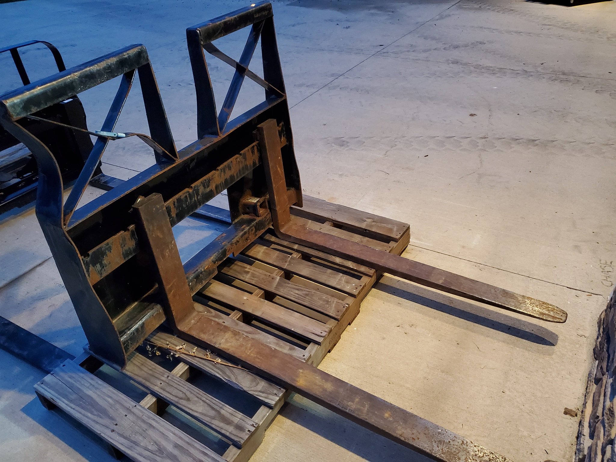 SOLD! Skid Steer Pallet Forks