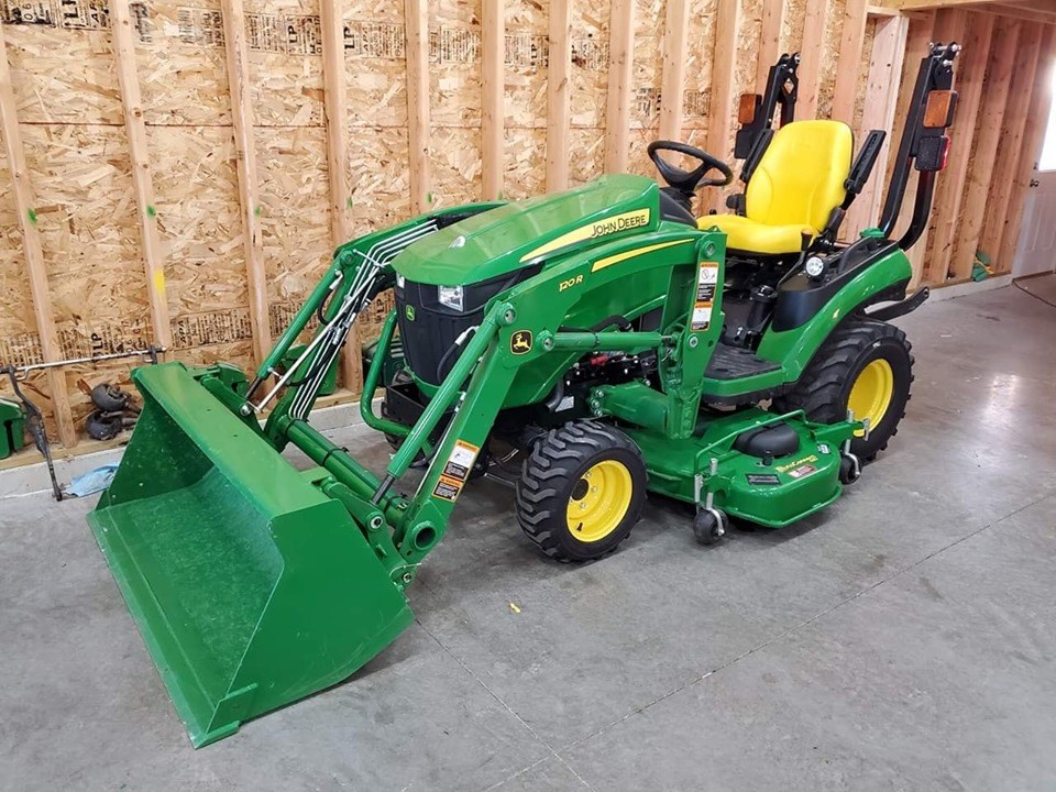 SOLD! 2018 John Deere 1025R Sub Compact Tractor, Loader, Mower