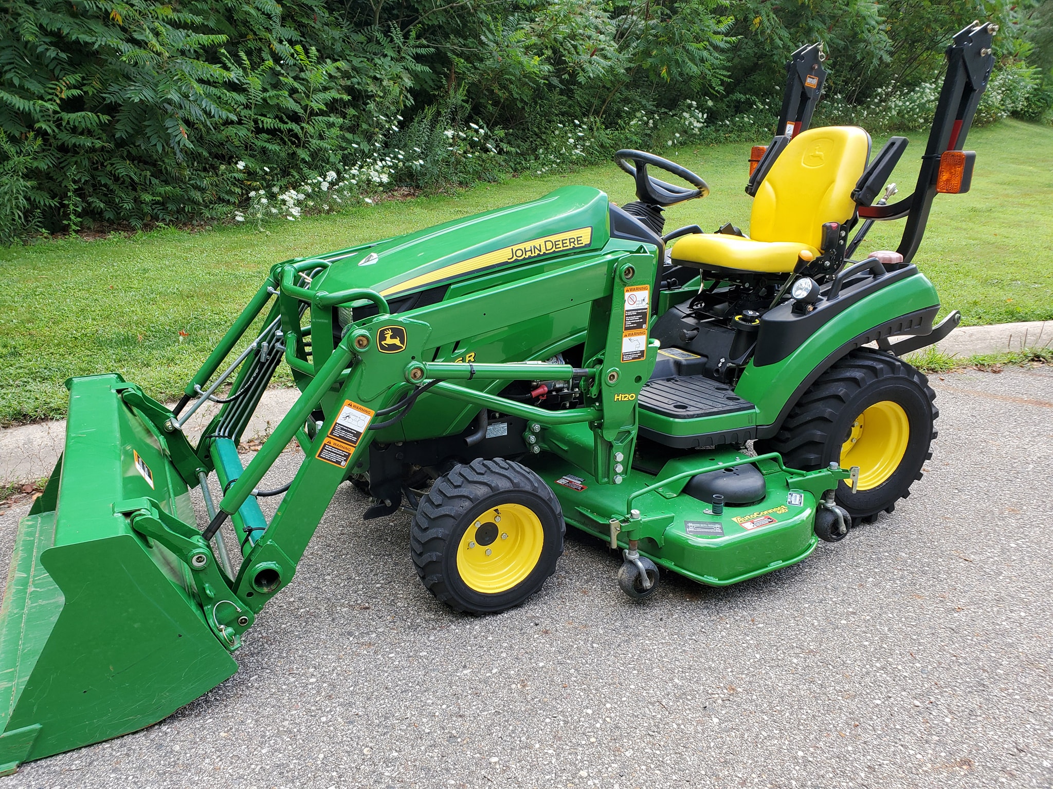SOLD! 2012 John Deere 1026R Sub Compact Tractor, Loader and Mower