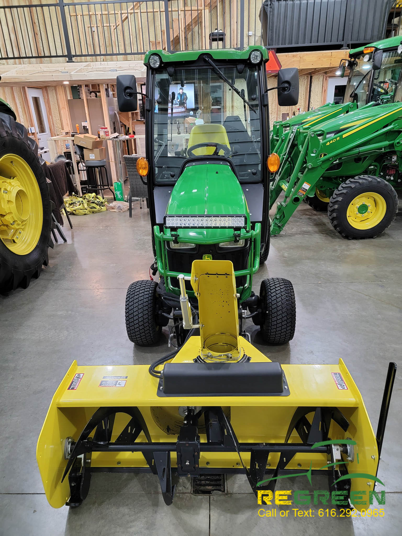 LIKE NEW - LOW HOUR John Deere 1025R Sub Compact Tractor, Loader, Mower ...