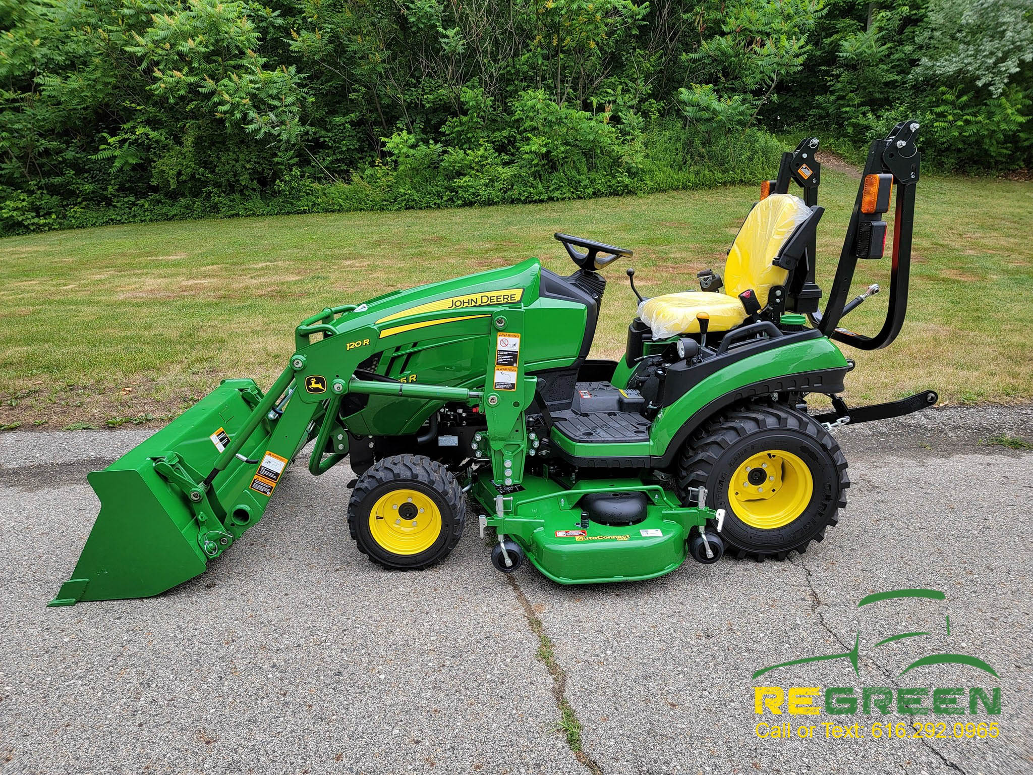 2020 John Deere 1025r Tractor Loader Mower Regreen Equipment