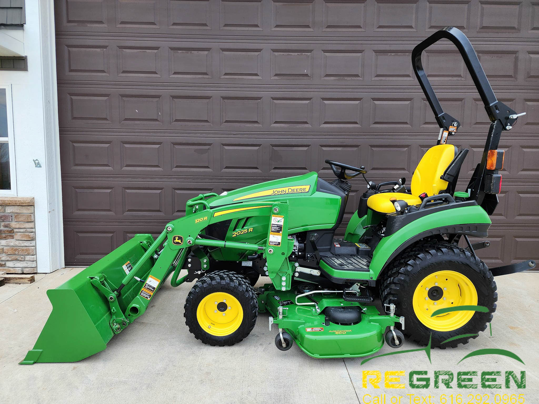2019 John Deere 2025R Tractor, Loader, Mower Package - Image 10