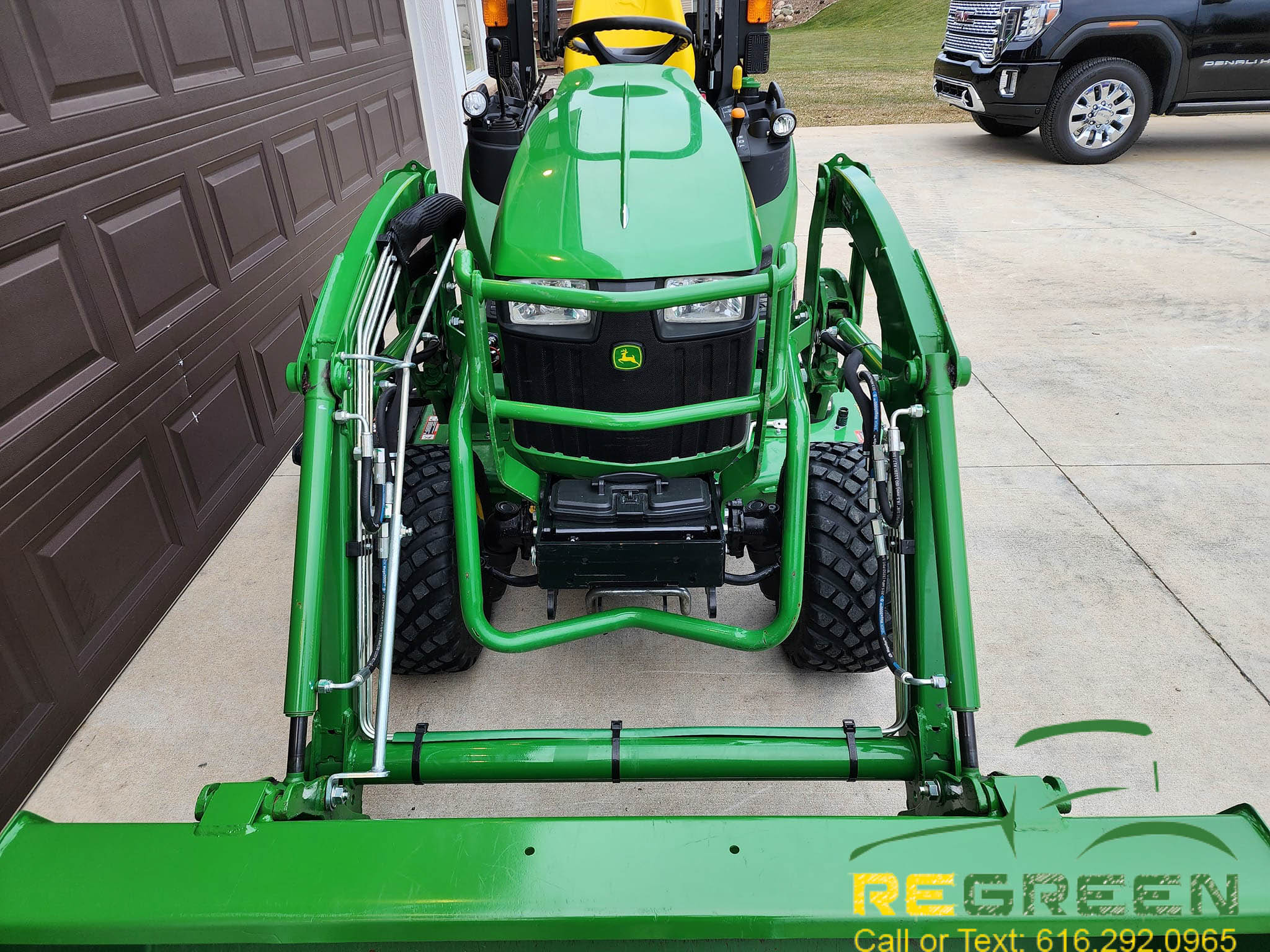 2019 John Deere 2025R Tractor, Loader, Mower Package - Image 9