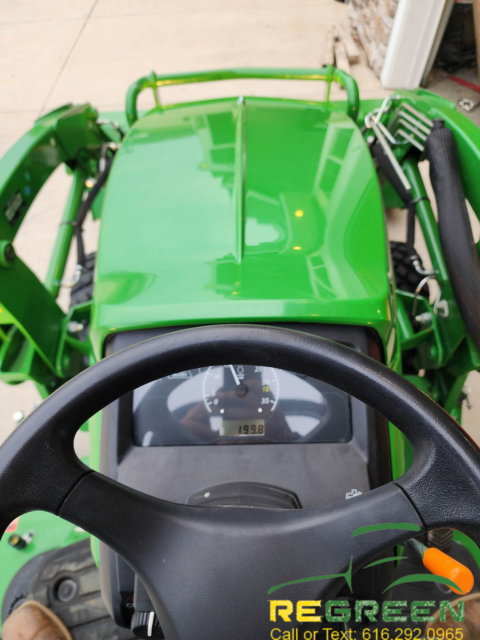 2019 John Deere 2025R Tractor, Loader, Mower Package - Image 3