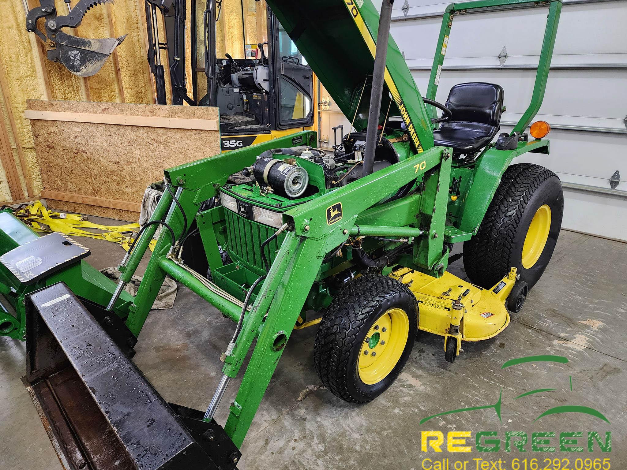 John Deere 770 Compact Tractor, Loader & Mower - Image 12