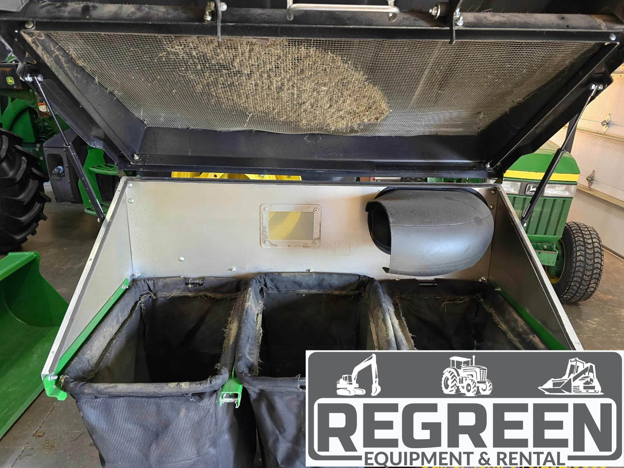 2023 Frontier MC2014 14 Bushel PTO Driven Bagger Attachment - Image 7