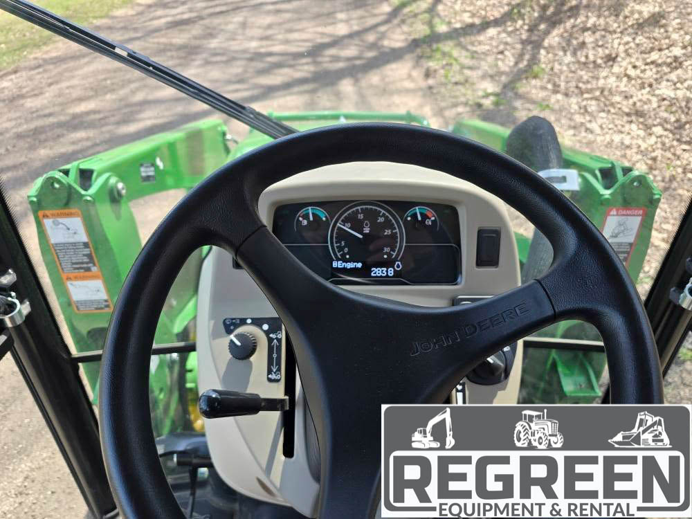 LIKE NEW - LOW HOUR John Deere 4052R Compact Cab Tractor & Loader - Image 13