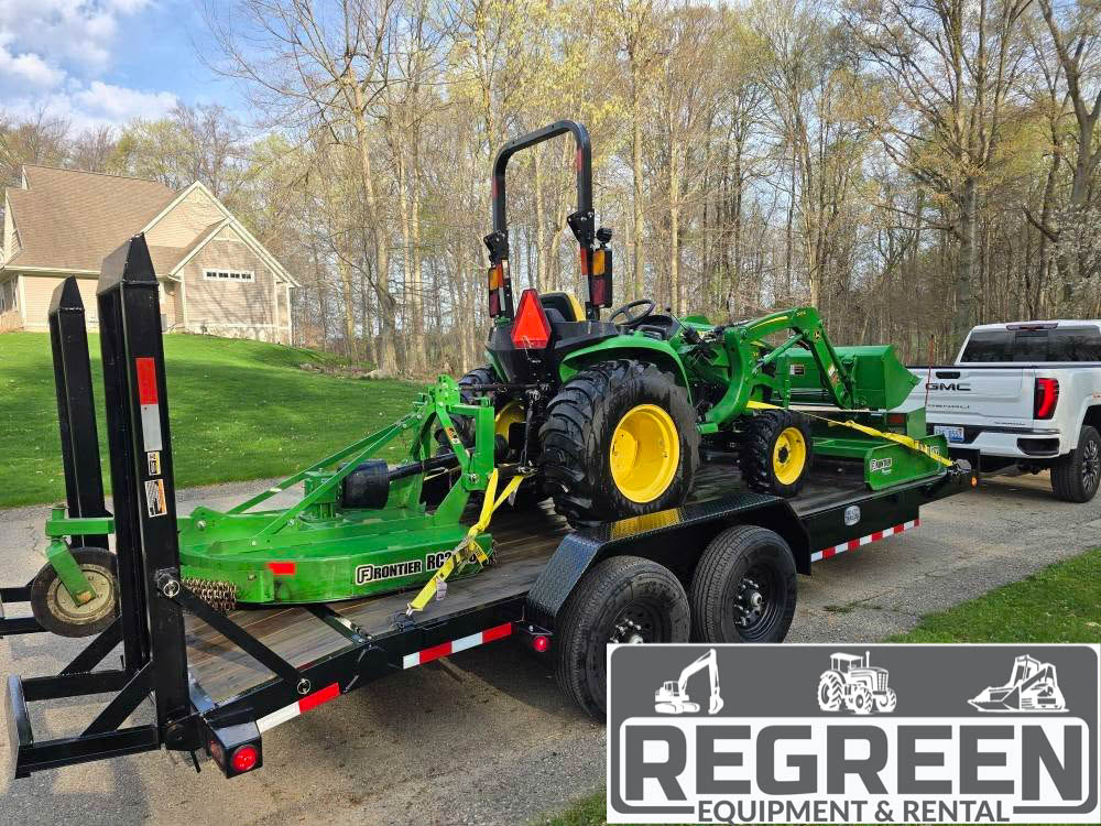 2023 John Deere 3025E Compact Tractor, Trailer & Attachments Package - Image 14