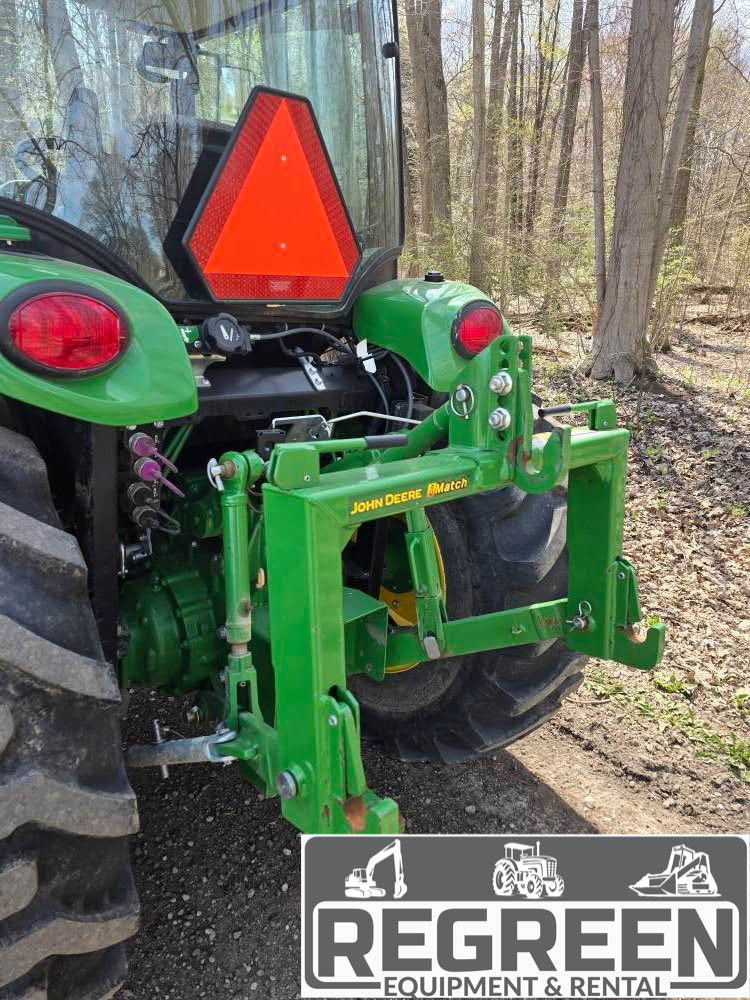 LIKE NEW - LOW HOUR John Deere 4052R Compact Cab Tractor & Loader - Image 20