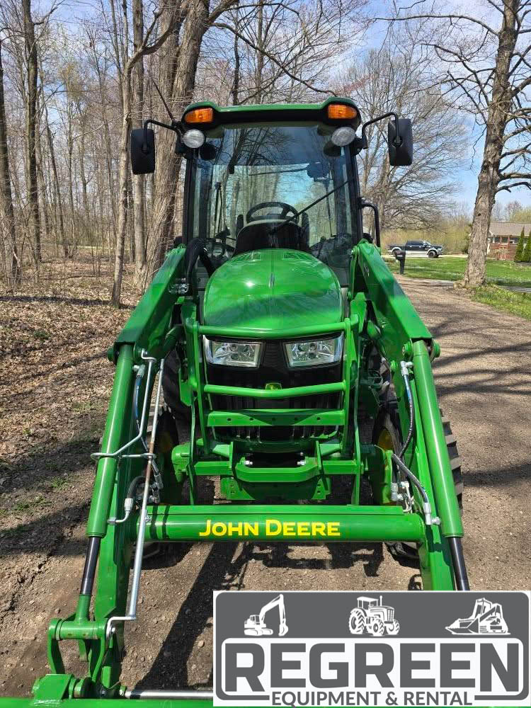 LIKE NEW - LOW HOUR John Deere 4052R Compact Cab Tractor & Loader - Image 23